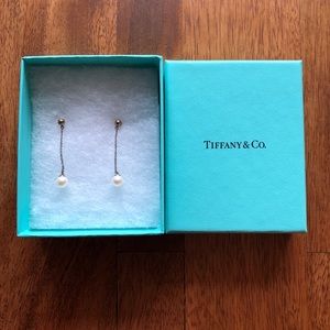 Tiffany's Drop Pearl Earrings